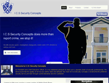 Tablet Screenshot of icssecuritybahamas.com